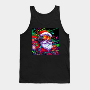 Santa Claus & Cyberpunk 8 Tank Top